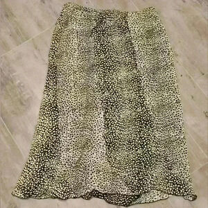 Karavan Mixed Animal Print Skirt Size Medium